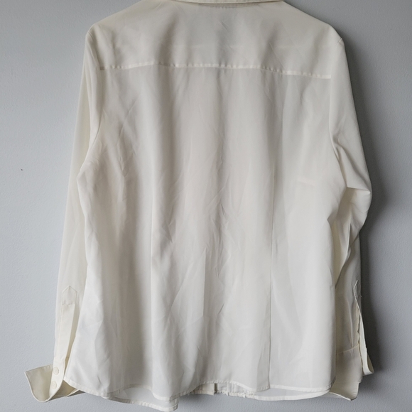 Norton Mcnaughton Woman Ivory Blouse 16W - Picture 9 of 10
